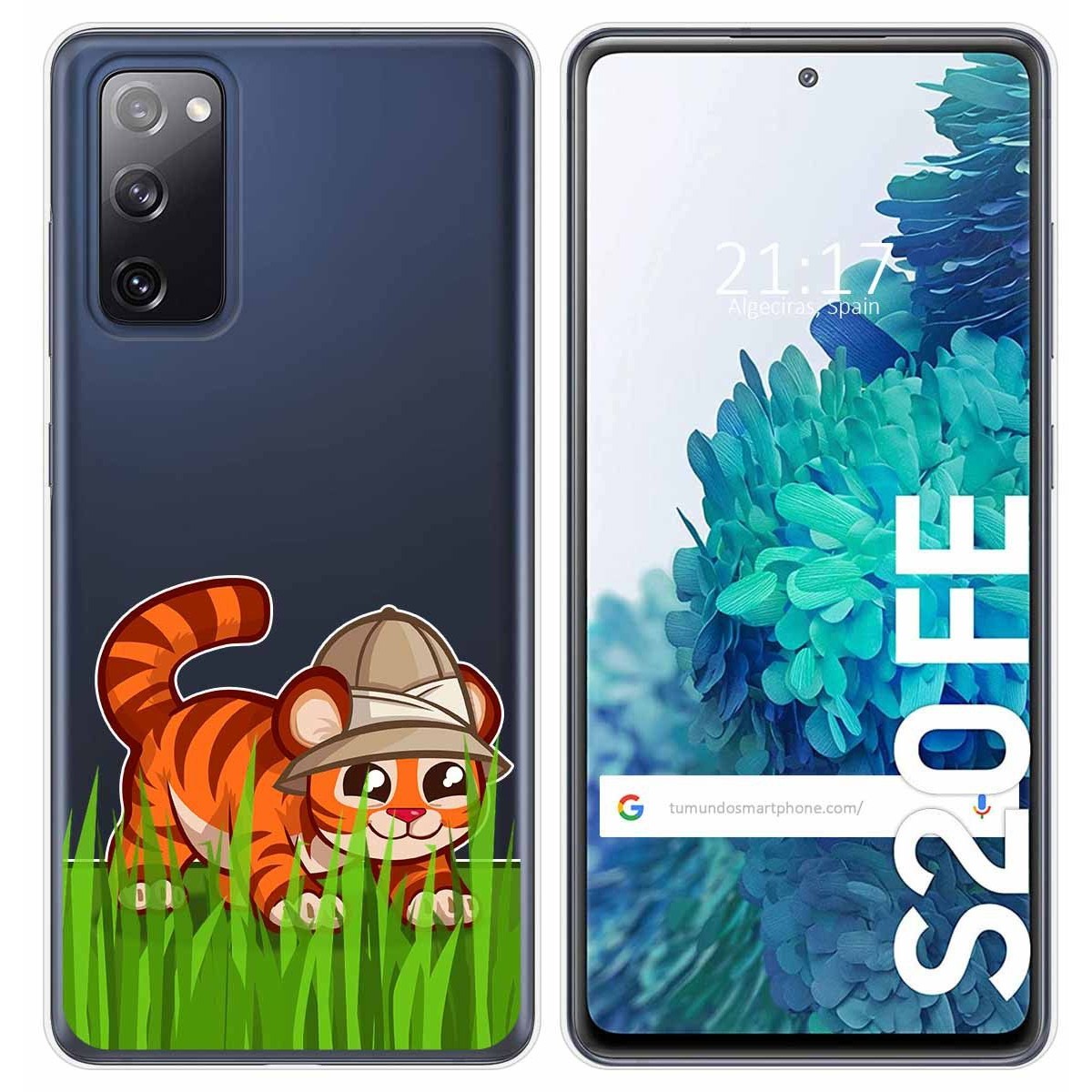 Funda Gel Transparente para Samsung Galaxy S20 FE diseño Tigre Dibujos