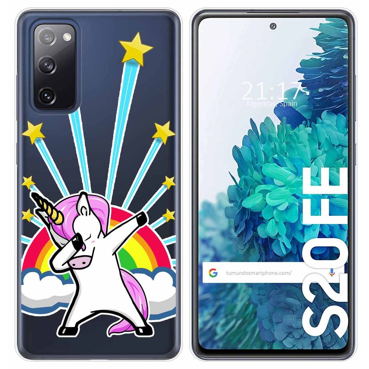 Funda Gel Transparente para Samsung Galaxy S20 FE diseño Unicornio Dibujos