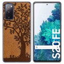 Funda Gel Tpu para Samsung Galaxy S20 FE diseño Cuero 03 Dibujos