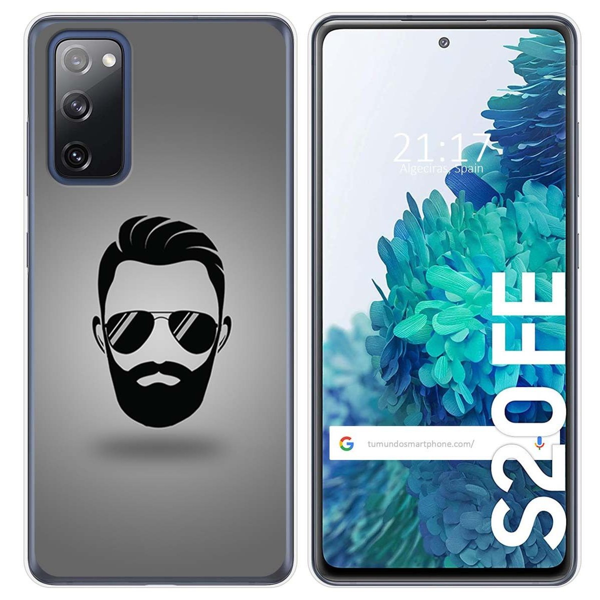 Funda Gel Tpu para Samsung Galaxy S20 FE diseño Barba Dibujos