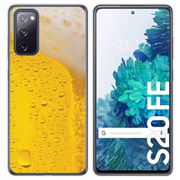 Funda Gel Tpu para Samsung Galaxy S20 FE diseño Cerveza Dibujos