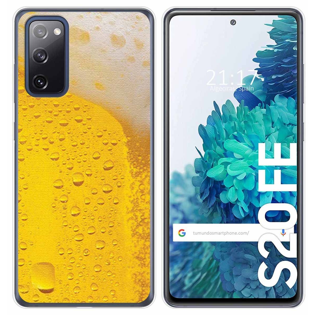 Funda Gel Tpu para Samsung Galaxy S20 FE diseño Cerveza Dibujos