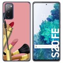 Funda Gel Tpu para Samsung Galaxy S20 FE diseño Brochas Dibujos