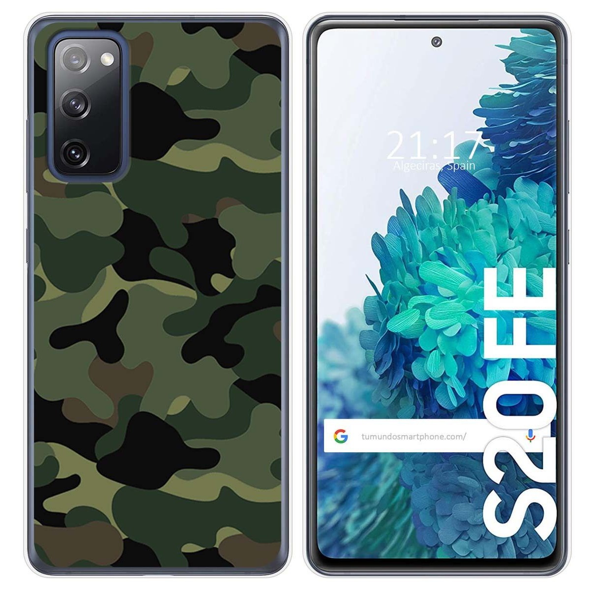 Funda Gel Tpu para Samsung Galaxy S20 FE diseño Camuflaje Dibujos
