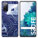 Funda Gel Tpu para Samsung Galaxy S20 FE diseño Circuito Dibujos