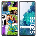 Funda Gel Tpu para Samsung Galaxy S20 FE diseño Comic Dibujos