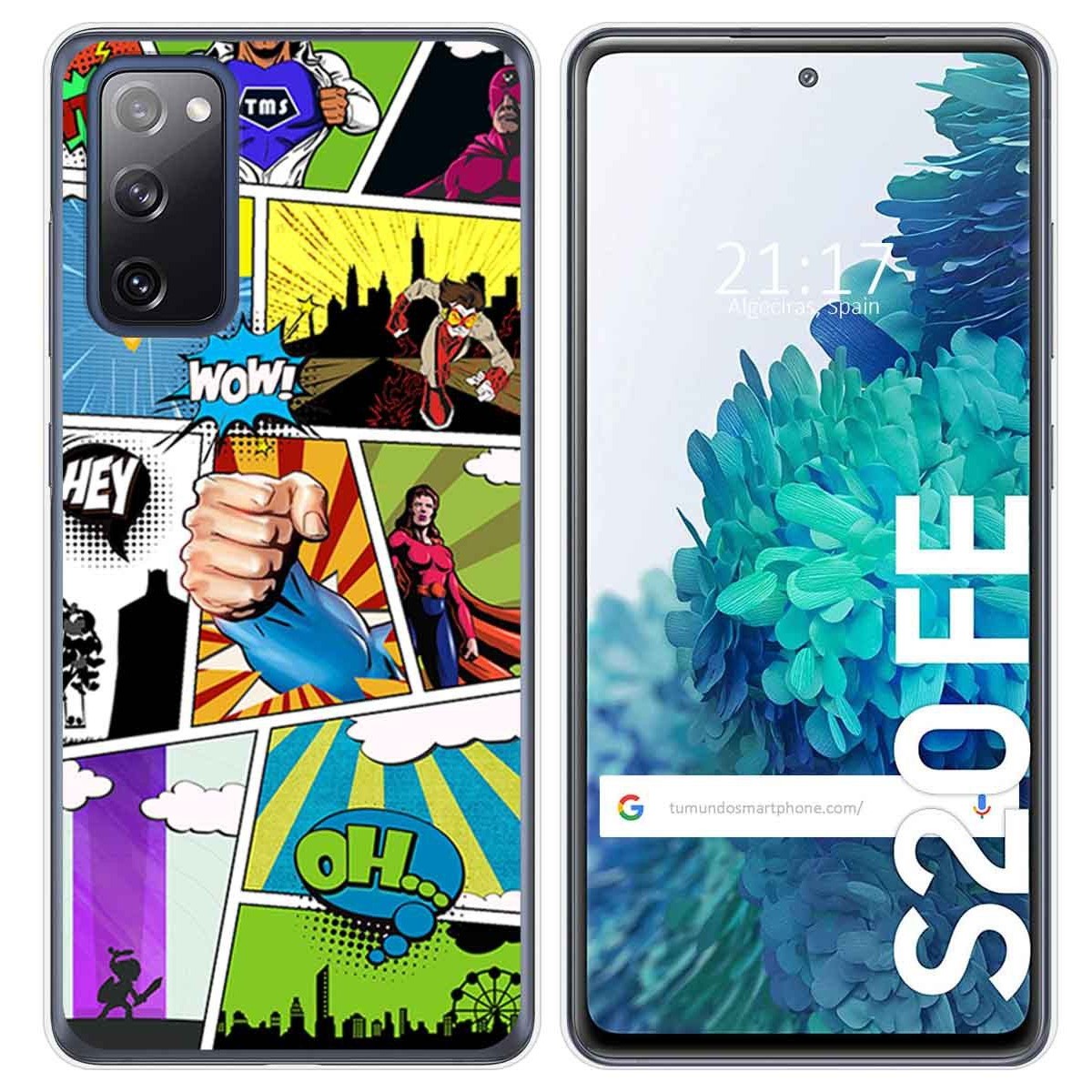 Funda Gel Tpu para Samsung Galaxy S20 FE diseño Comic Dibujos