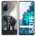 Funda Gel Tpu para Samsung Galaxy S20 FE diseño Elefante Dibujos