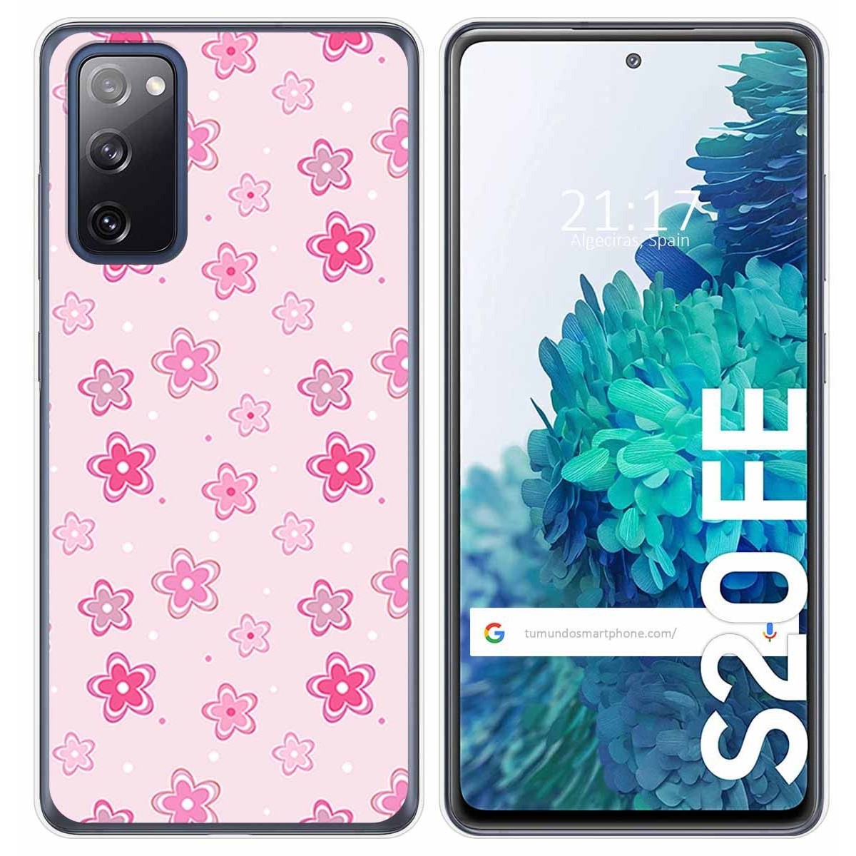 Funda Gel Tpu para Samsung Galaxy S20 FE diseño Flores Dibujos