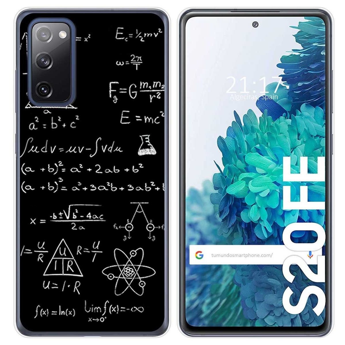 Funda Gel Tpu para Samsung Galaxy S20 FE diseño Formulas Dibujos