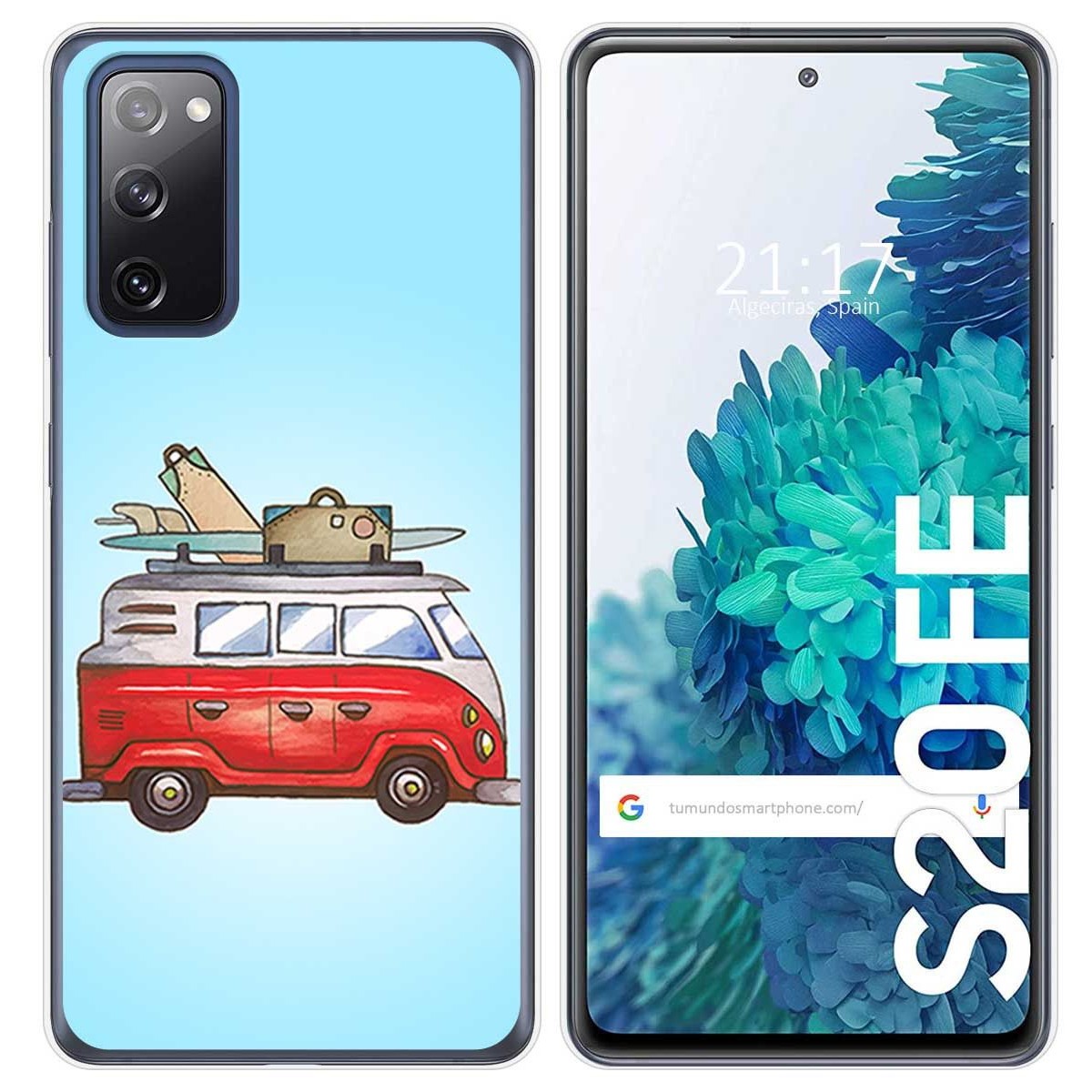 Funda Gel Tpu para Samsung Galaxy S20 FE diseño Furgoneta Dibujos