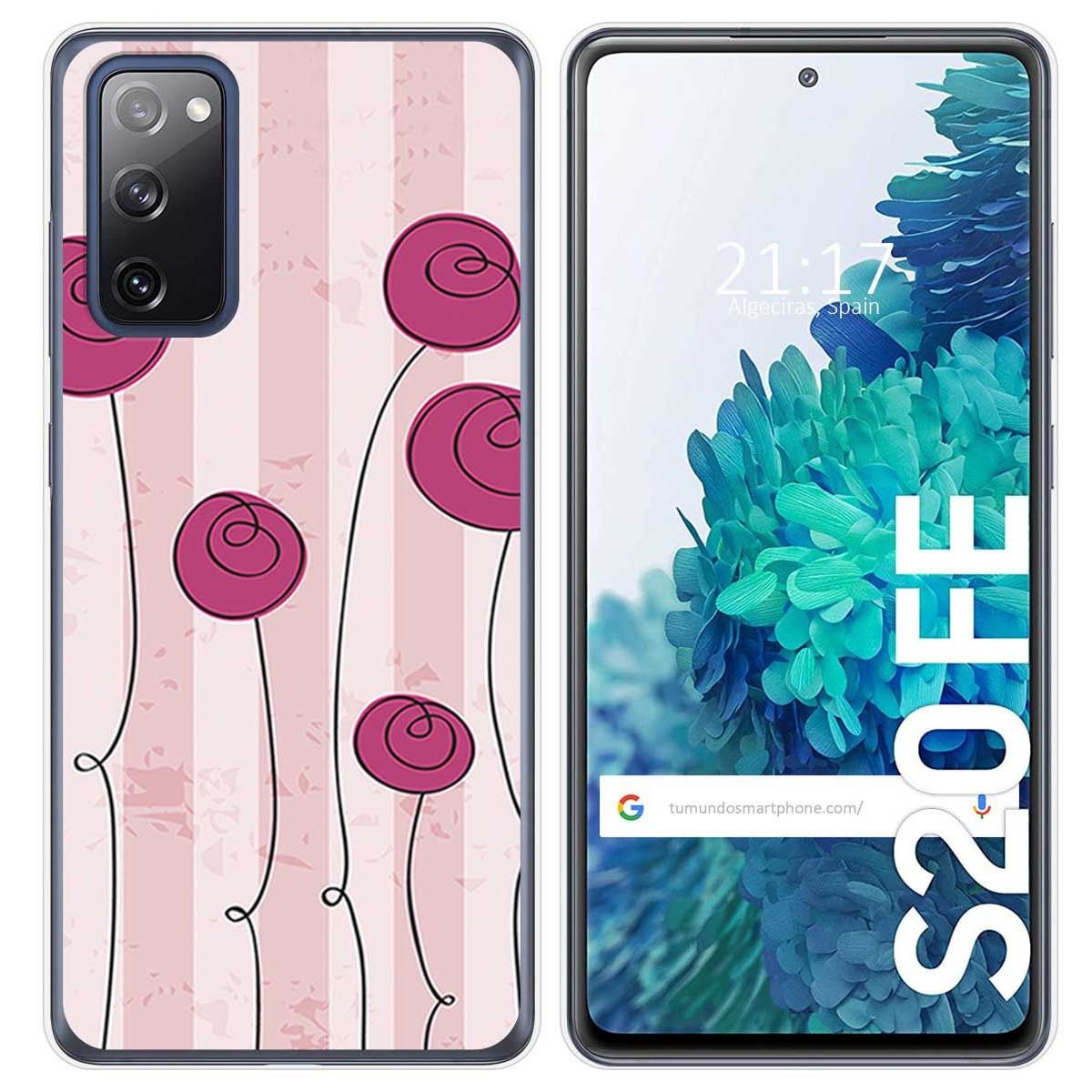 Funda Gel Tpu para Samsung Galaxy S20 FE diseño Flores Vintage Dibujos