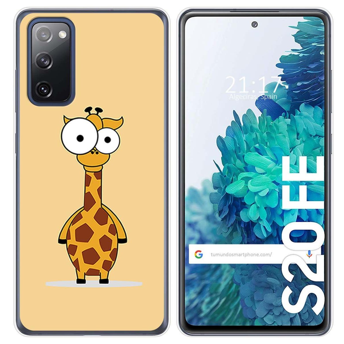 Funda Gel Tpu para Samsung Galaxy S20 FE diseño Jirafa Dibujos