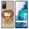 Funda Gel Tpu para Samsung Galaxy S20 FE diseño Leon Dibujos