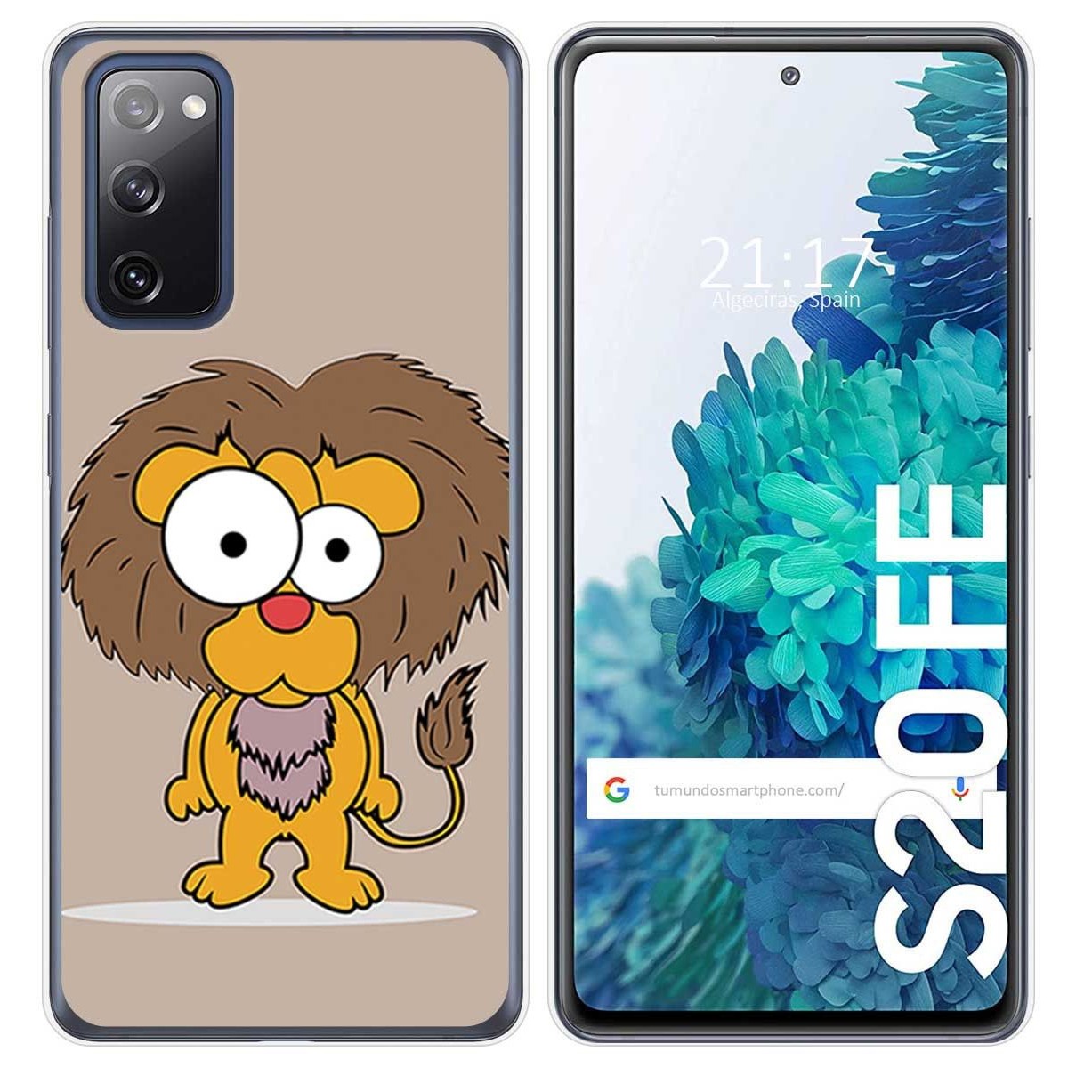 Funda Gel Tpu para Samsung Galaxy S20 FE diseño Leon Dibujos