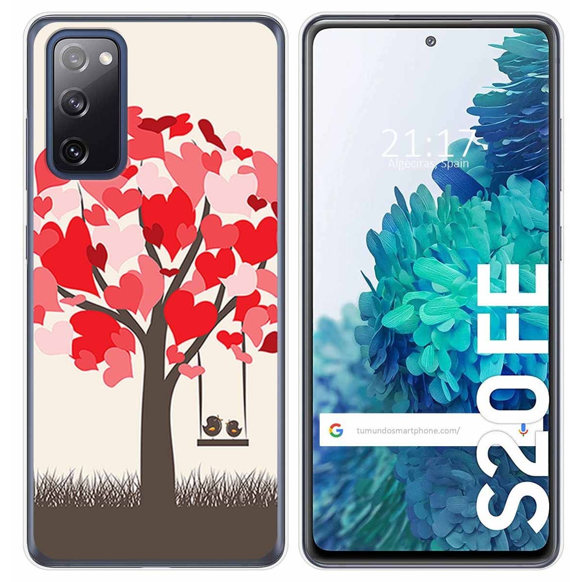 Funda Gel Tpu para Samsung Galaxy S20 FE diseño Pajaritos Dibujos