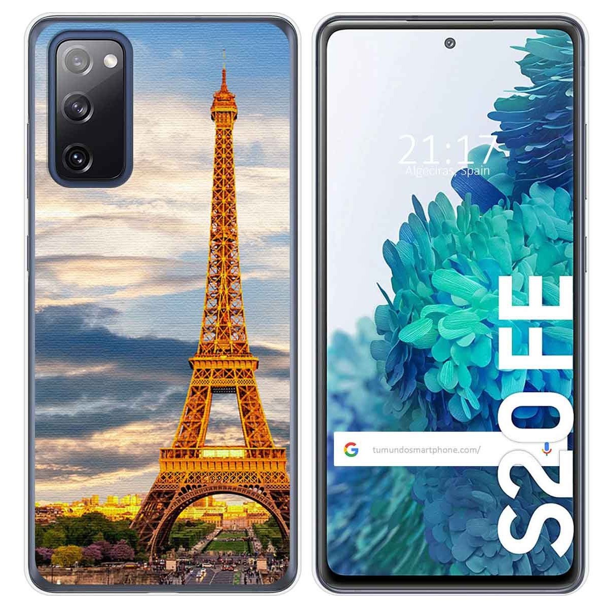 Funda Gel Tpu para Samsung Galaxy S20 FE diseño Paris Dibujos