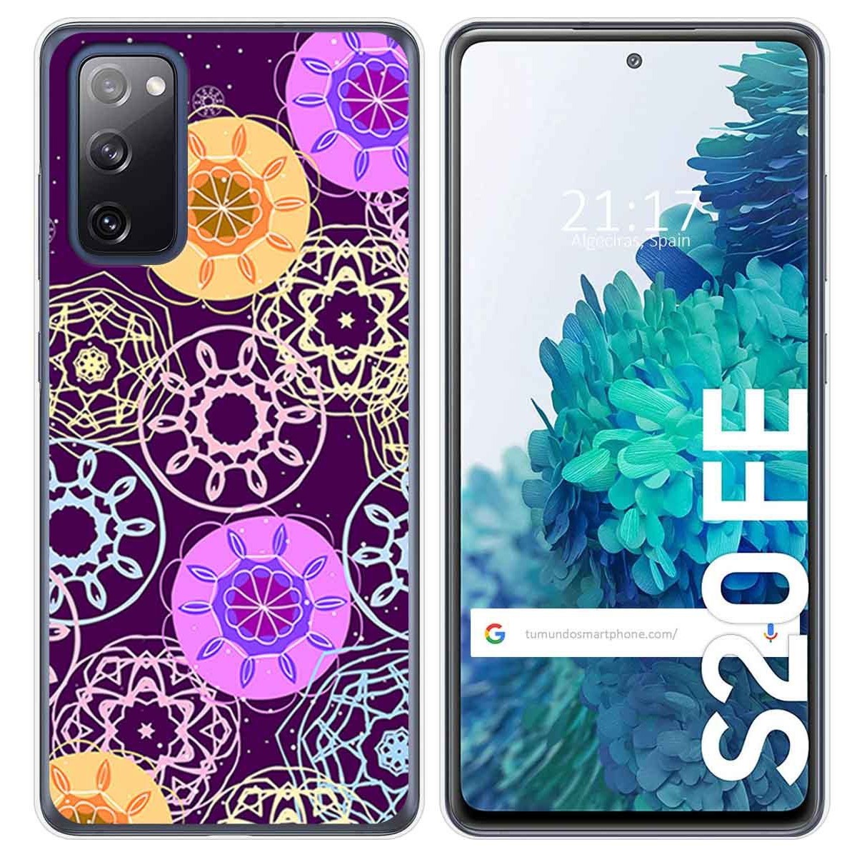 Funda Gel Tpu para Samsung Galaxy S20 FE diseño Radial Dibujos