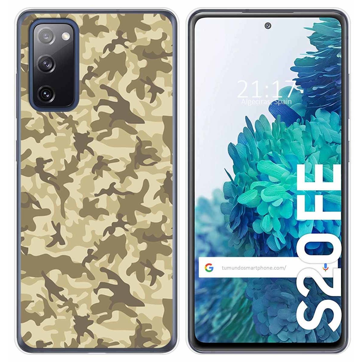 Funda Gel Tpu para Samsung Galaxy S20 FE diseño Sand Camuflaje Dibujos