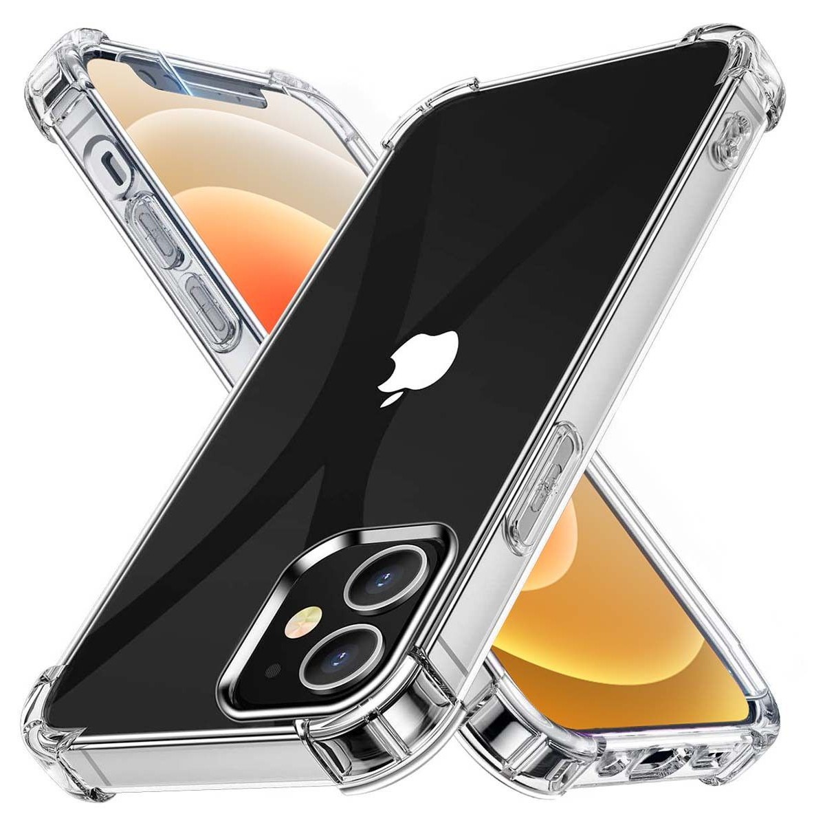 Funda Gel Tpu Anti-Shock Transparente para Iphone 12 / 12 Pro (6.1)