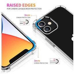 Funda Gel Tpu Anti-Shock Transparente para Iphone 12 / 12 Pro (6.1) 2
