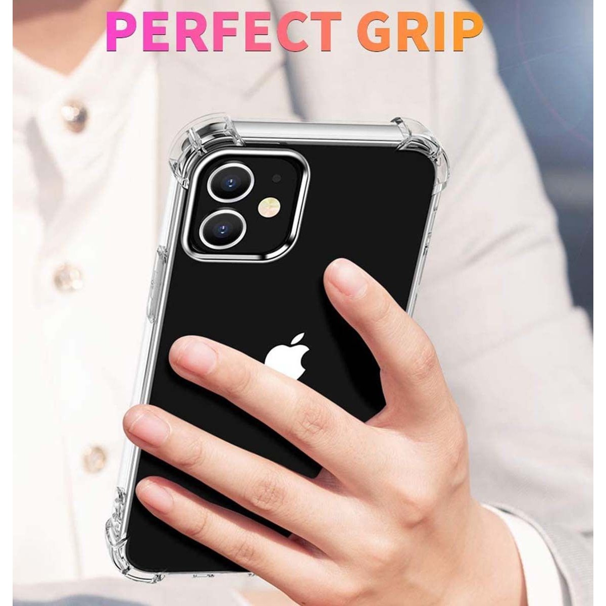 Funda Gel Tpu Anti-Shock Transparente para Iphone 12 Mini (5.4)