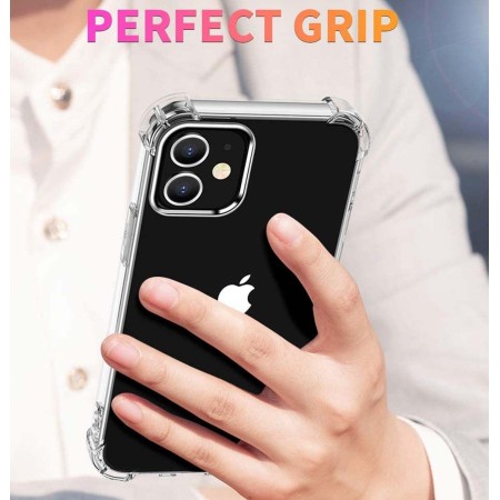 Funda Gel Tpu Anti-Shock Transparente para Iphone 12 Mini (5.4)