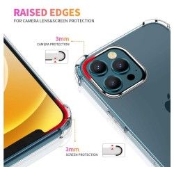 Funda Gel Tpu Anti-Shock Transparente para Iphone 12 Pro Max (6.7) 2