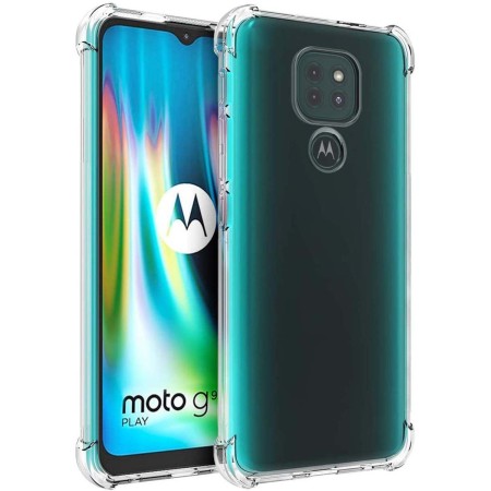 Funda Gel Tpu Anti-Shock Transparente para Motorola Moto G9 Play / E7 Plus