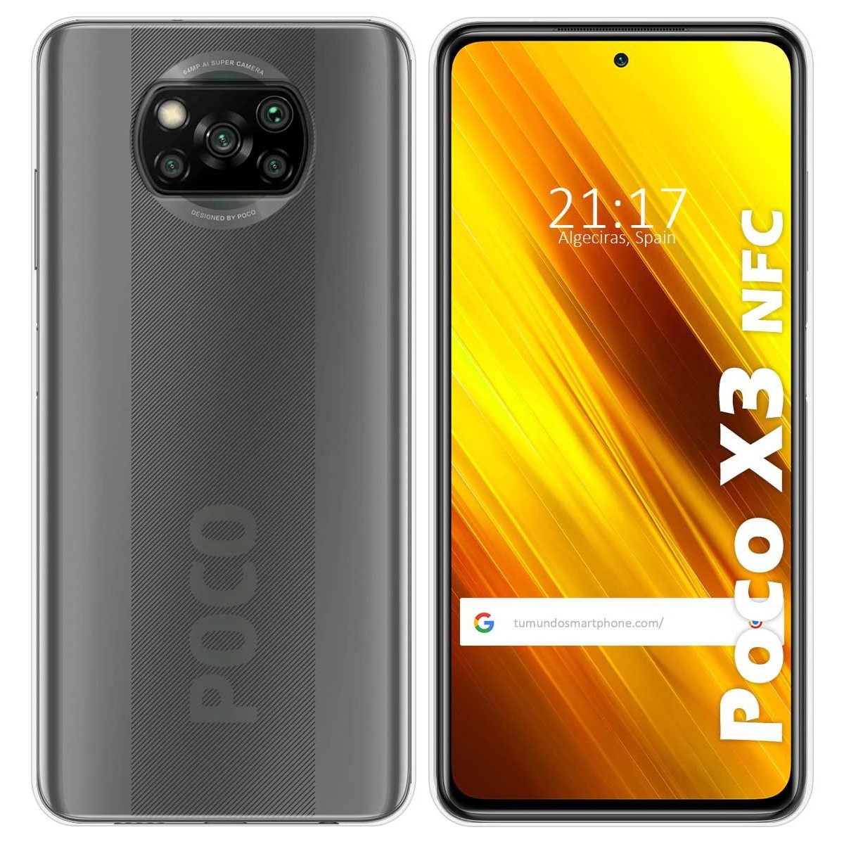 Funda Silicona Gel TPU Transparente para Xiaomi POCO X3 NFC / X3 PRO