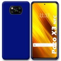 Funda Silicona Gel TPU Azul para Xiaomi POCO X3 NFC / X3 PRO