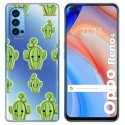 Funda Gel Transparente para Oppo Reno 4 5G diseño Cactus Dibujos