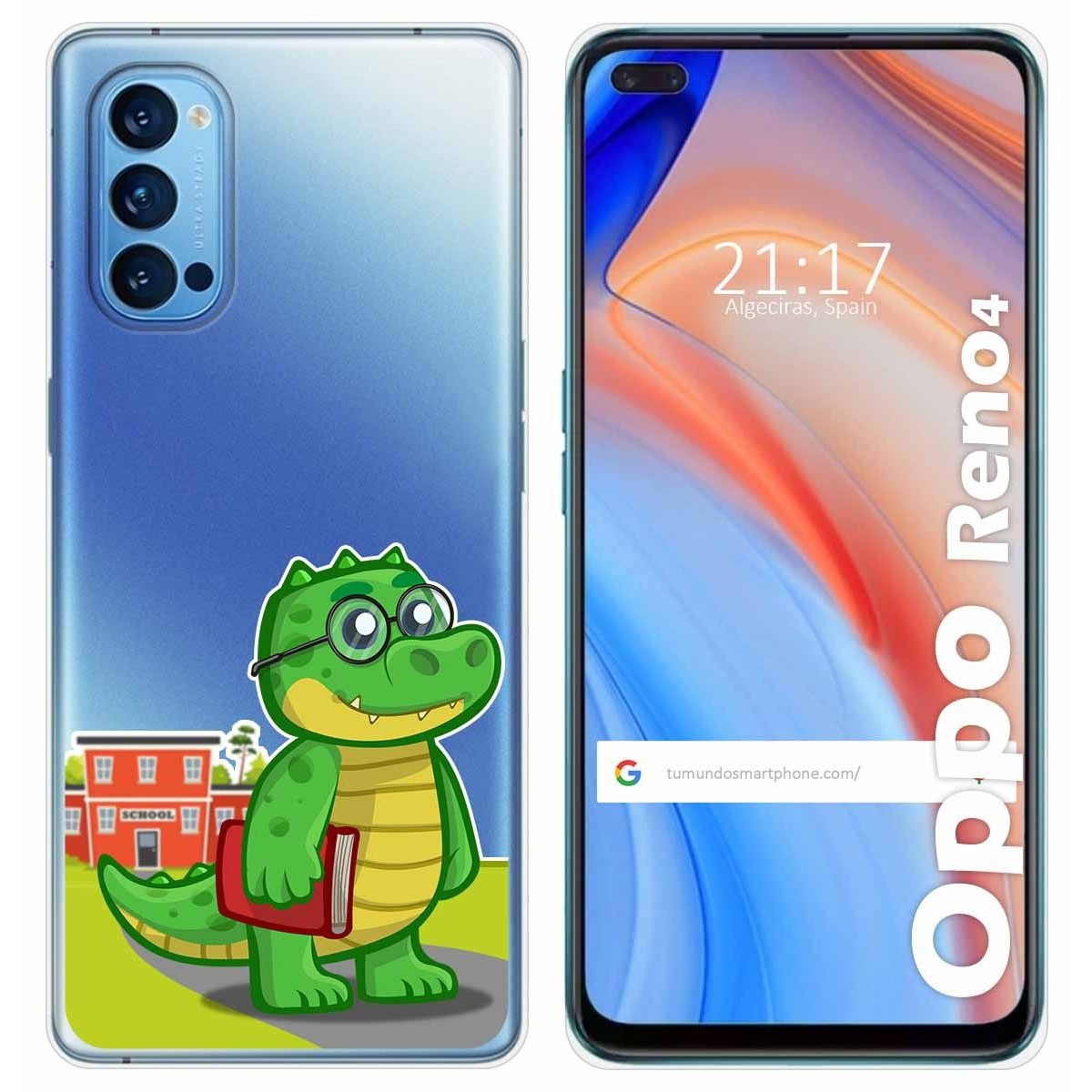 Funda Gel Transparente para Oppo Reno 4 5G diseño Coco Dibujos