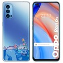 Funda Gel Transparente para Oppo Reno 4 5G diseño Hipo Dibujos