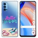 Funda Gel Transparente para Oppo Reno 4 5G diseño Summer Dibujos
