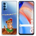 Funda Gel Transparente para Oppo Reno 4 5G diseño Suricata Dibujos
