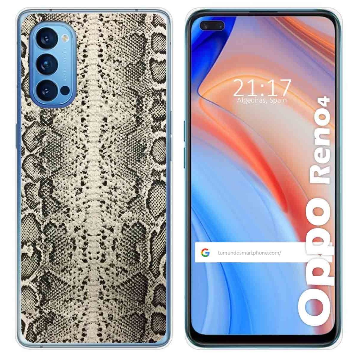 Funda Gel Tpu para Oppo Reno 4 5G diseño Animal 01 Dibujos