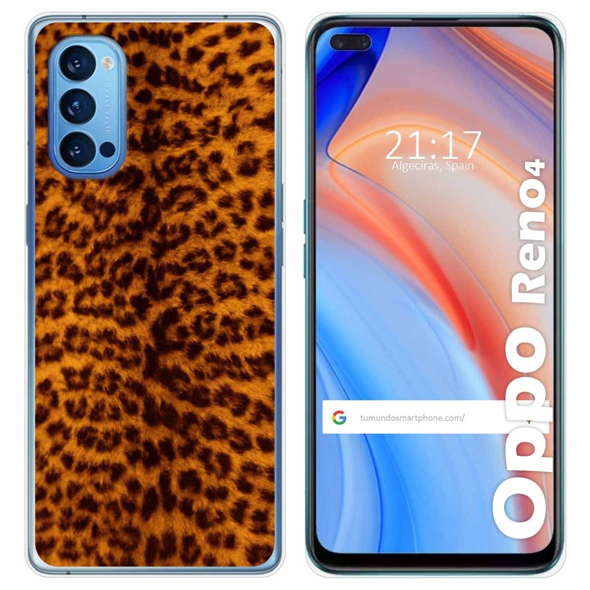 Funda Gel Tpu para Oppo Reno 4 5G diseño Animal 03 Dibujos