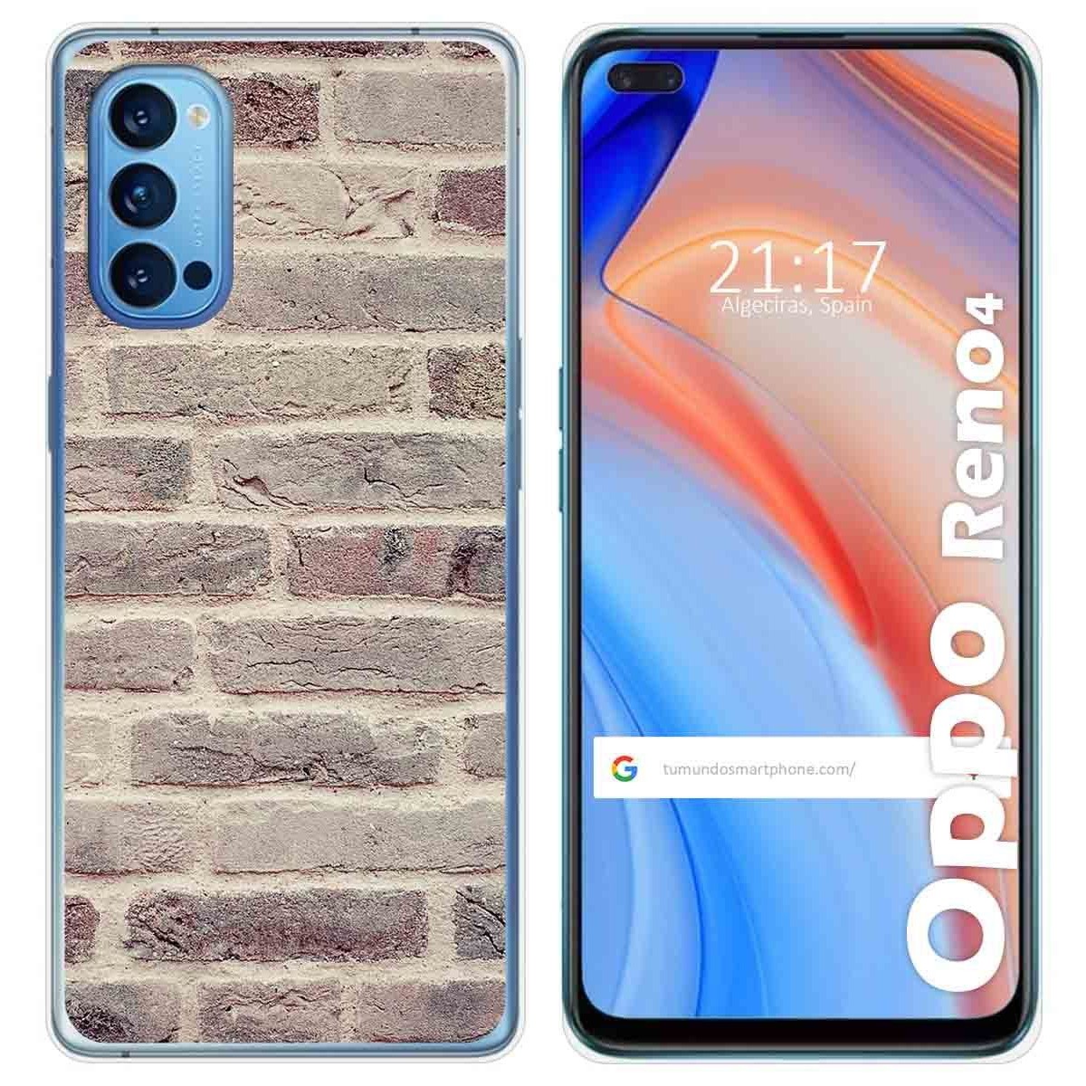 Funda Gel Tpu para Oppo Reno 4 5G diseño Ladrillo 01 Dibujos