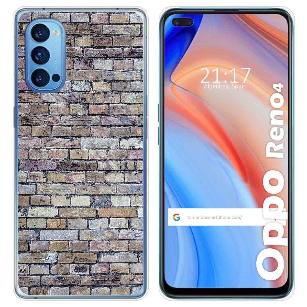 Funda Gel Tpu para Oppo Reno 4 5G diseño Ladrillo 02 Dibujos