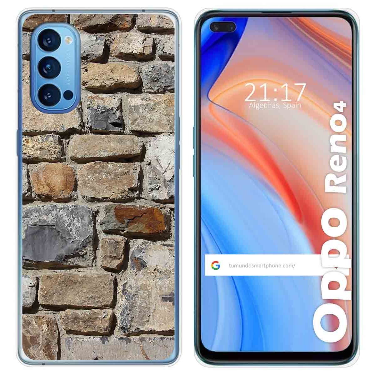 Funda Gel Tpu para Oppo Reno 4 5G diseño Ladrillo 03 Dibujos