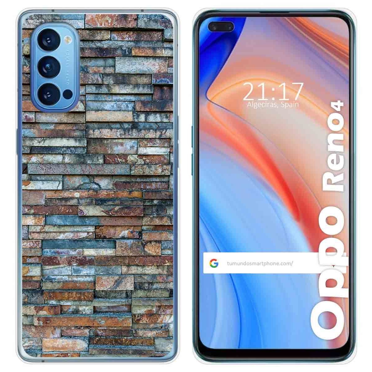 Funda Gel Tpu para Oppo Reno 4 5G diseño Ladrillo 05 Dibujos