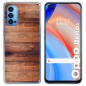 Funda Gel Tpu para Oppo Reno 4 5G diseño Madera 02 Dibujos