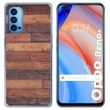 Funda Gel Tpu para Oppo Reno 4 5G diseño Madera 03 Dibujos