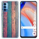 Funda Gel Tpu para Oppo Reno 4 5G diseño Madera 10 Dibujos