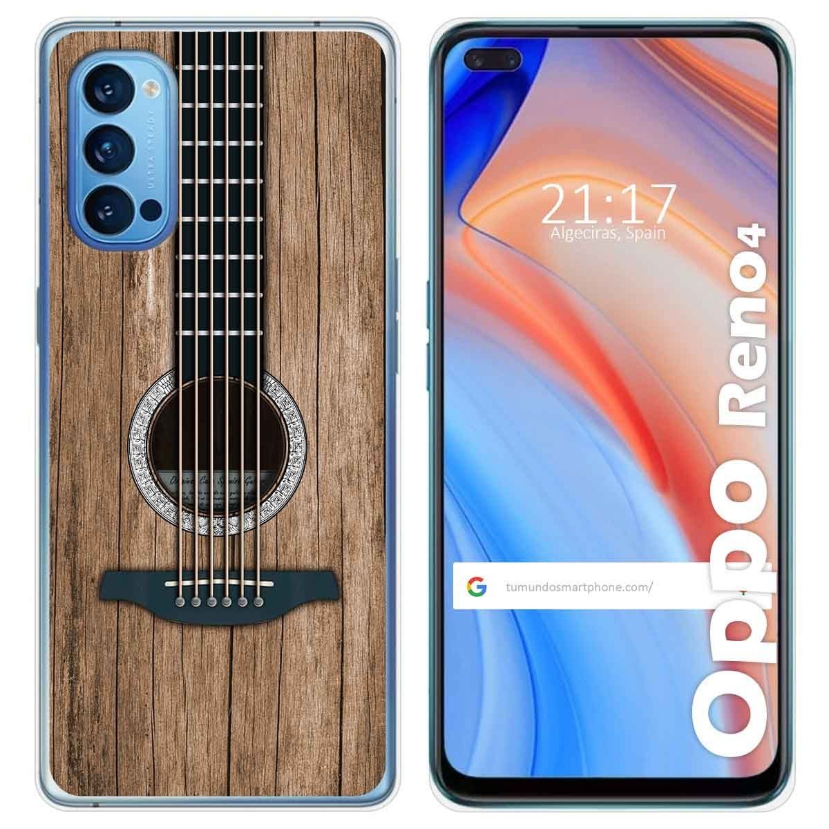 Funda Gel Tpu para Oppo Reno 4 5G diseño Madera 11 Dibujos