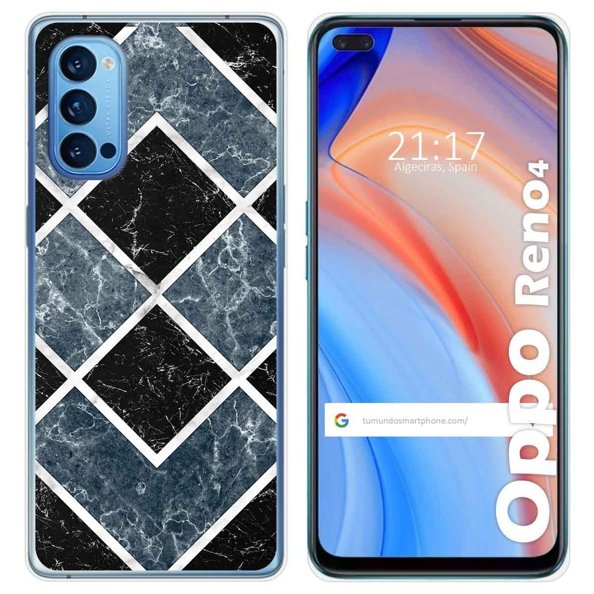 Funda Gel Tpu para Oppo Reno 4 5G diseño Mármol 06 Dibujos