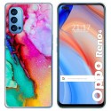 Funda Gel Tpu para Oppo Reno 4 5G diseño Mármol 15 Dibujos