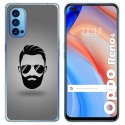 Funda Gel Tpu para Oppo Reno 4 5G diseño Barba Dibujos