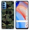 Funda Gel Tpu para Oppo Reno 4 5G diseño Camuflaje Dibujos